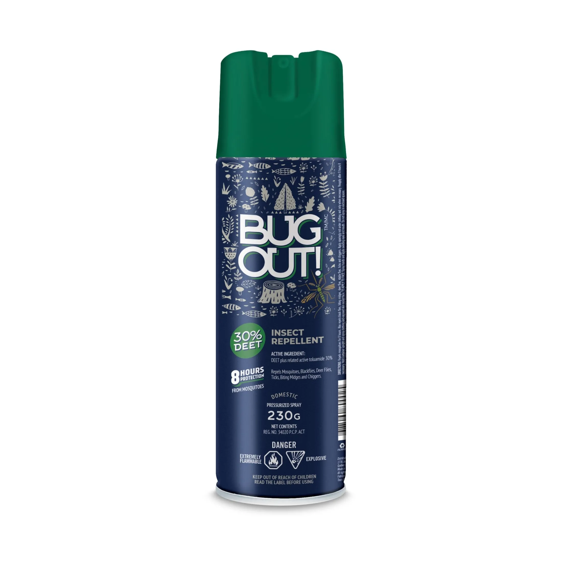 Aerosol insect repellent - 30% Deet