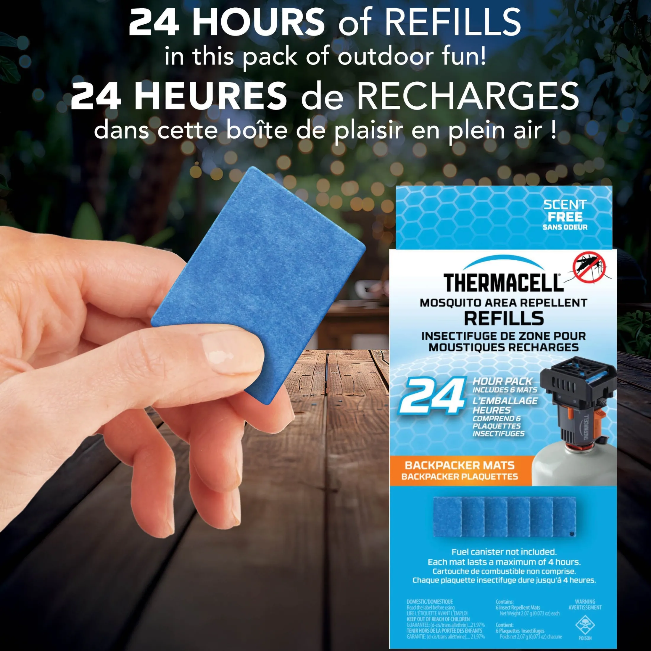 Backpacker mat only refill