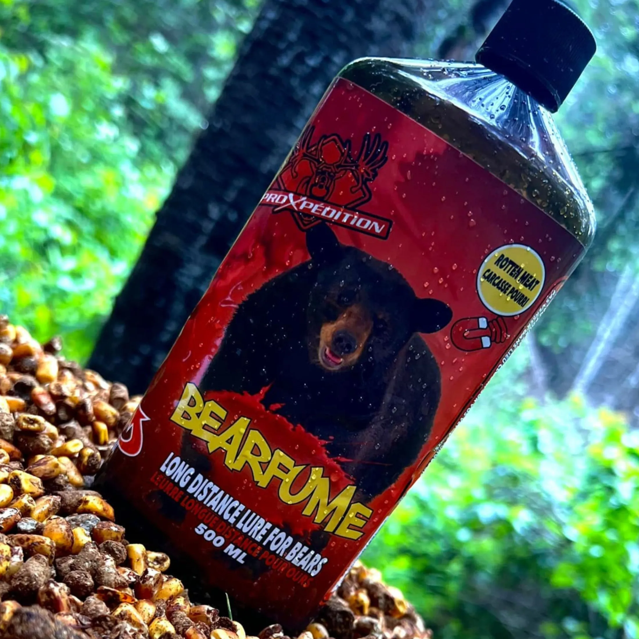 Bearfume and liquid smoke bear scent combo