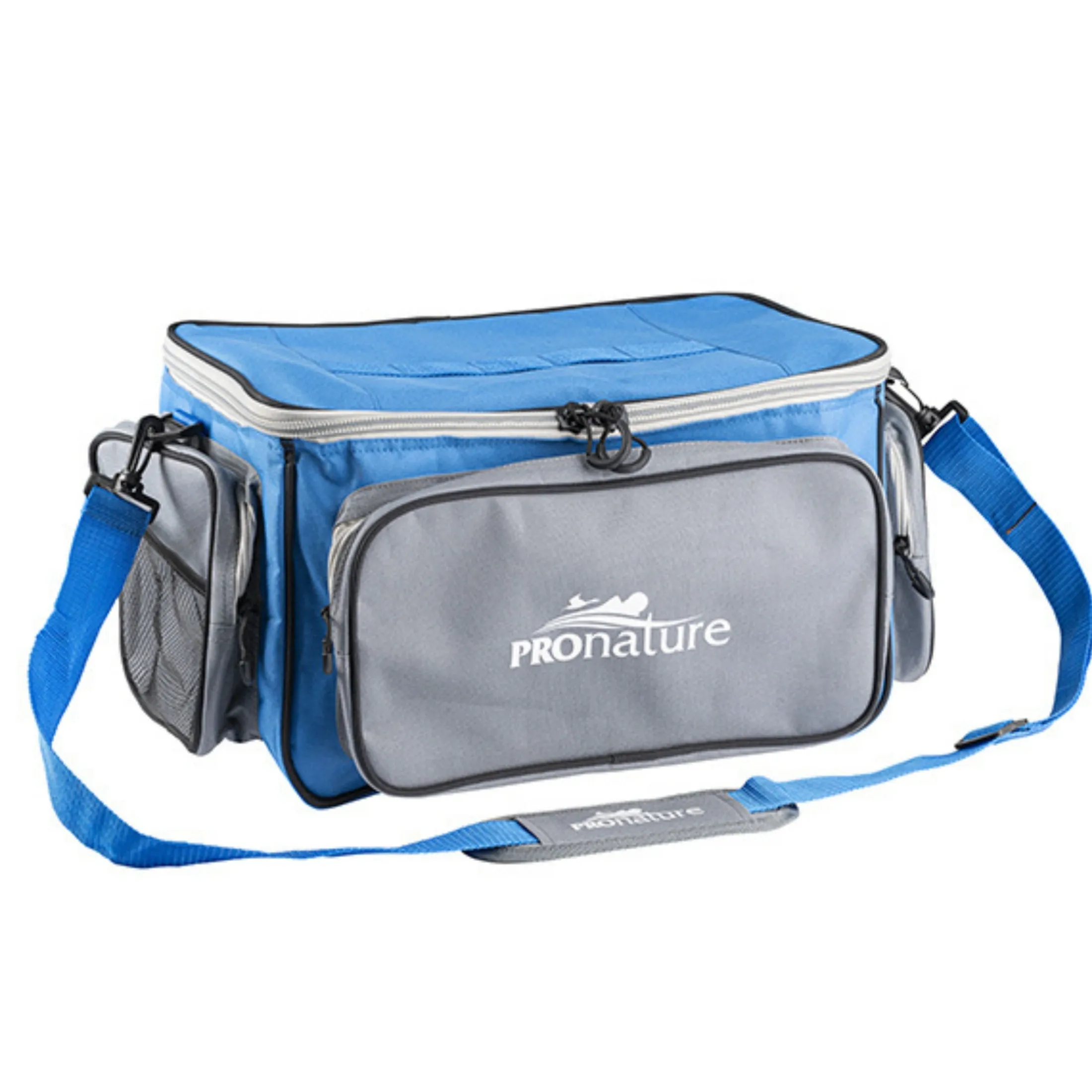 Big format fishing bag with tackle boxes