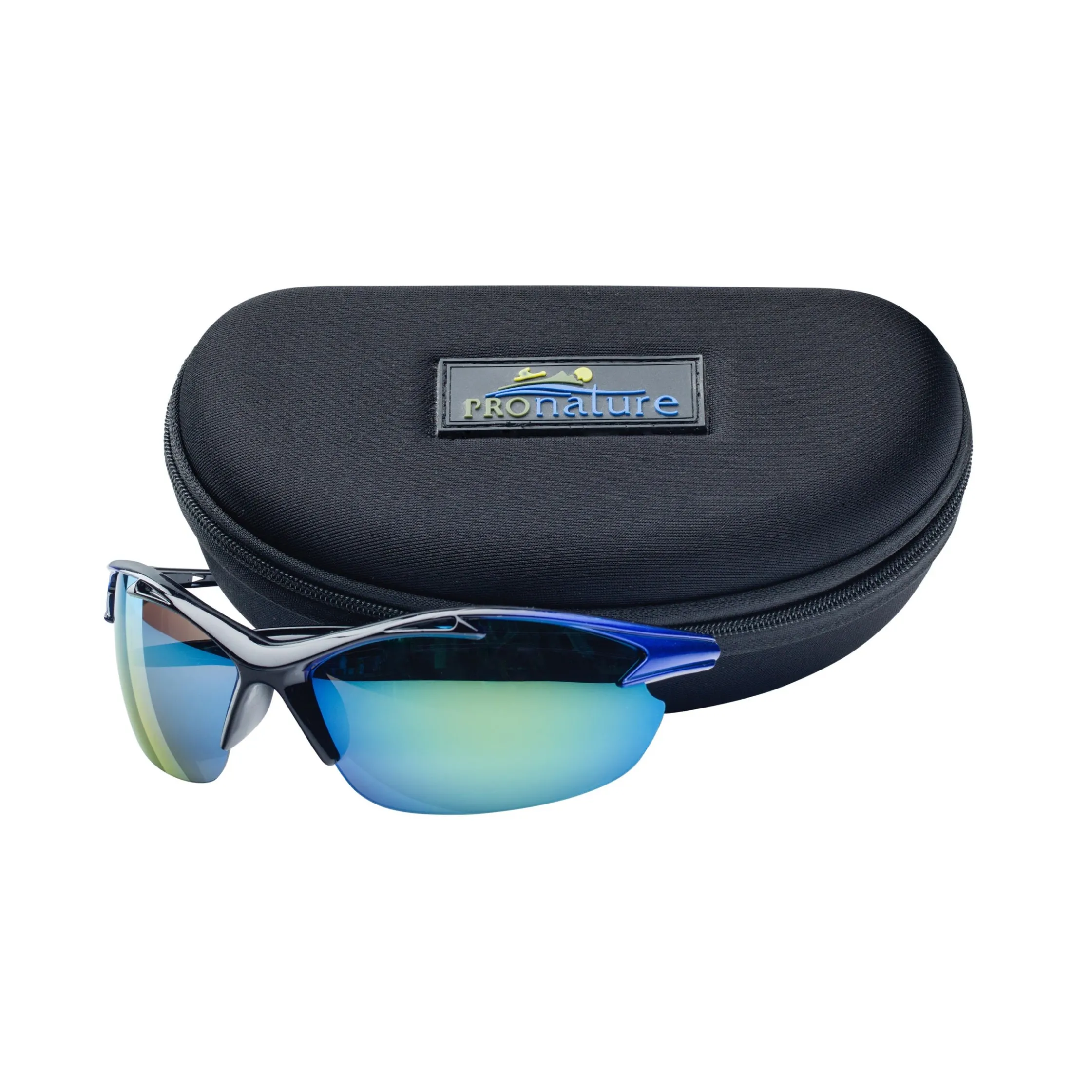 Blue flash polarized sunglasses