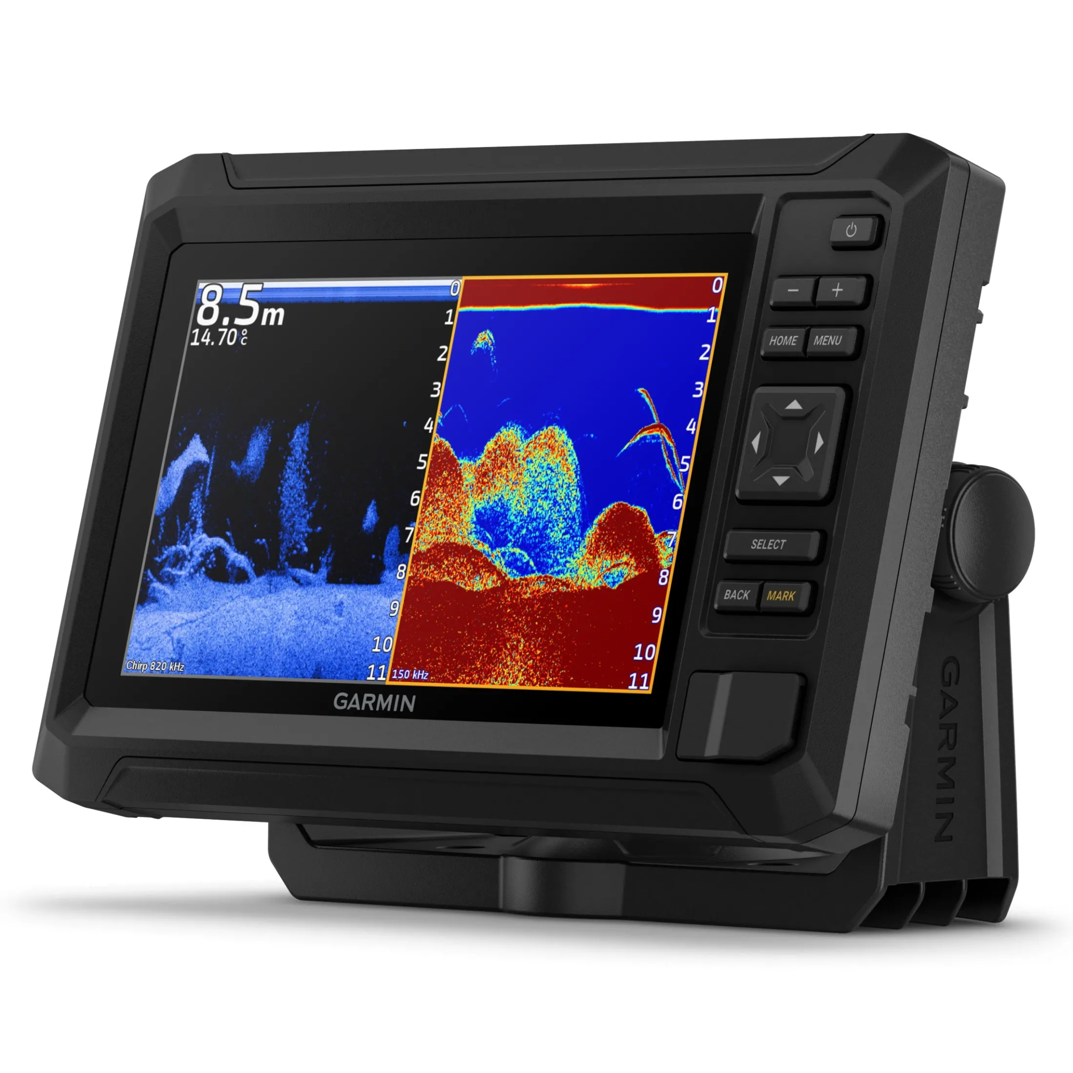 Echomap UHD2 75cv Chartplotter with transducer - 7 in