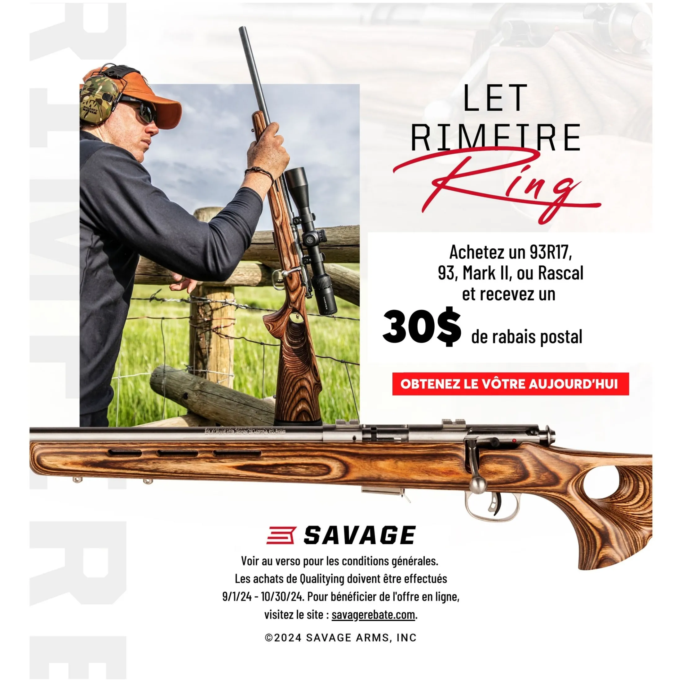 Mark II F cal .22 LR bolt action rifle