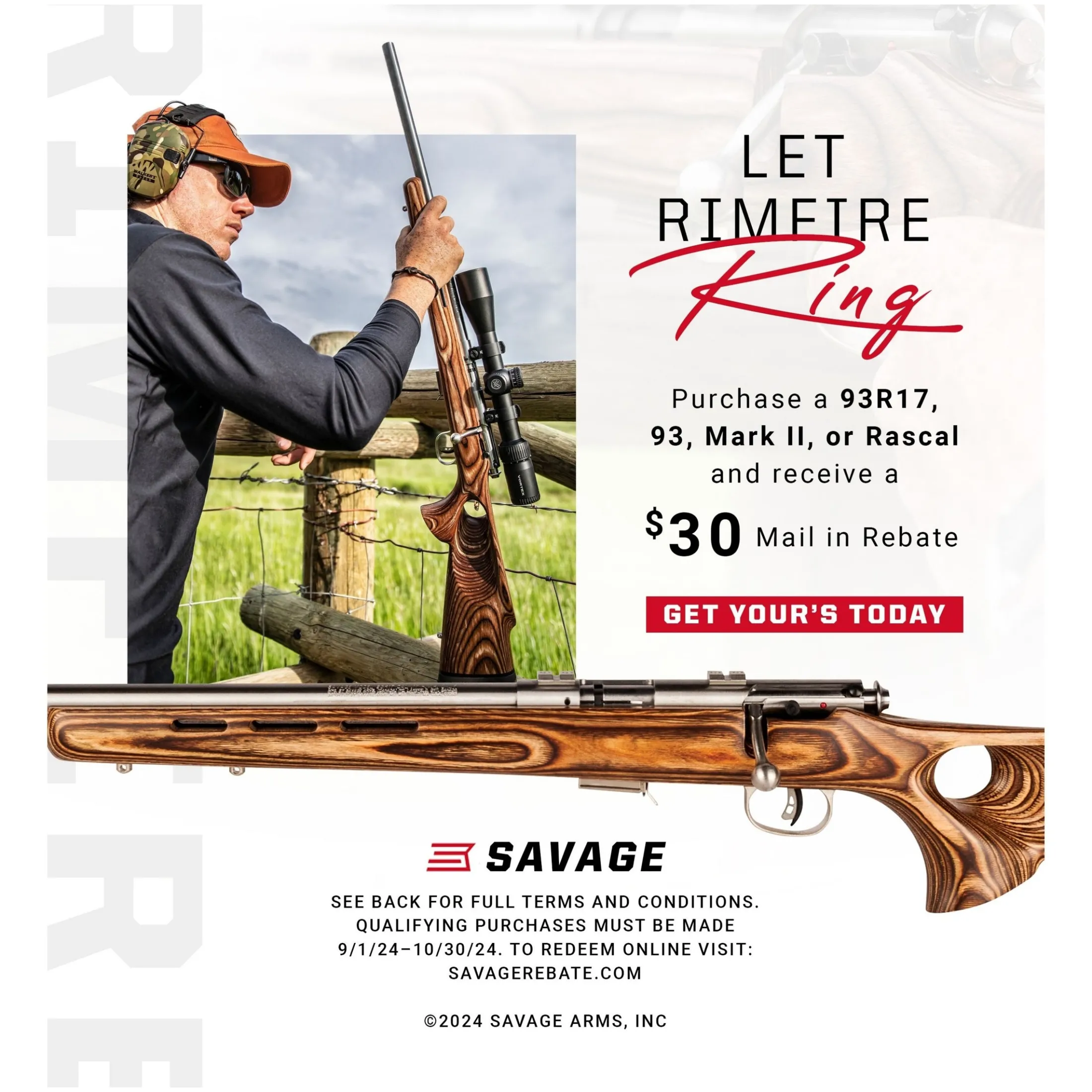Mark II F cal .22 LR bolt action rifle