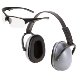 Shooting earmuff and glasses combo