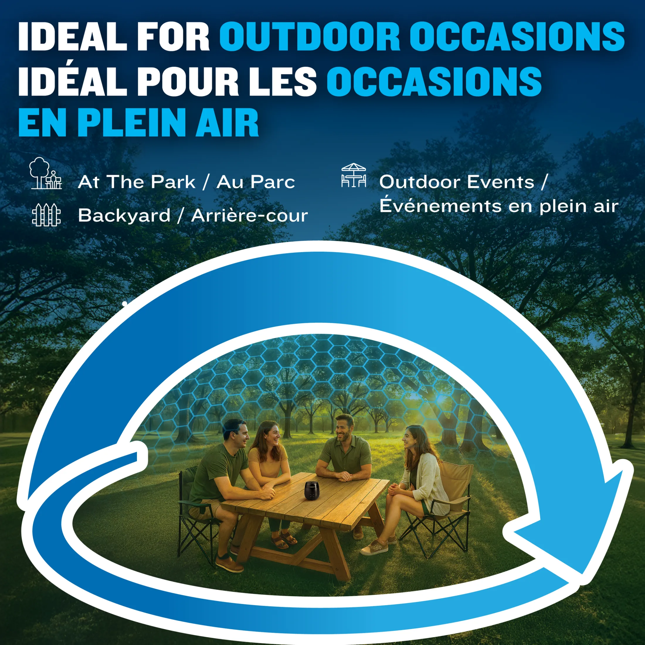 Thermacell E-ZoneGuard Patio Rechargeable Mosquito Repeller