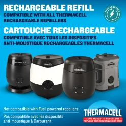 Thermacell E-ZoneGuard Rechargeable Mosquito Repellent Refill 36-Hour Pack