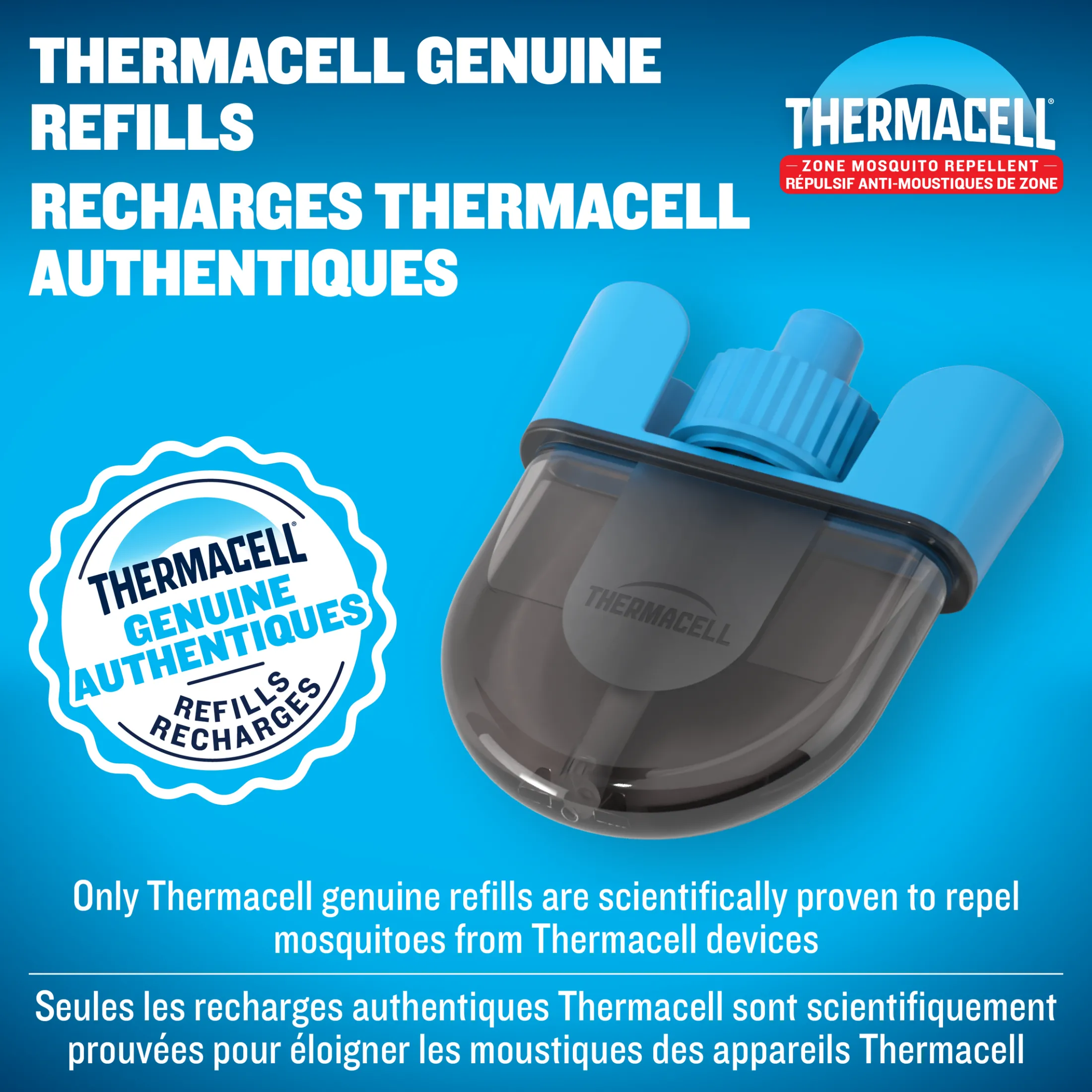 Thermacell E-ZoneGuard Rechargeable Mosquito Repellent Refill 72-Hour Pack
