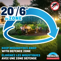 Thermacell E-ZoneGuard Rechargeable Mosquito Repellent Refill 72-Hour Pack