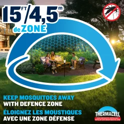 Thermacell Fuel-ZoneGuard Glow Fuel Powered Mosquito Repeller + Torch